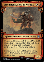Erkenbrand, Lord of Westfold (LTR-574) - The Lord of the Rings: Tales of Middle-earth: (Showcase) Foil
