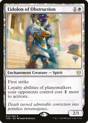 Eidolon of Obstruction (PPTHB-12P) - Theros Beyond Death Promos: (enchantment) Foil