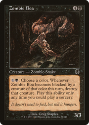 Zombie Boa (APC-054) - Apocalypse Foil