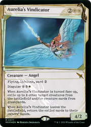 Aurelia's Vindicator (MKM-377) - Murders at Karlov Manor: (Showcase) Foil