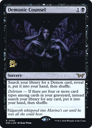 Demonic Counsel (PRE-092) - Duskmourn: House of Horror Promos Foil