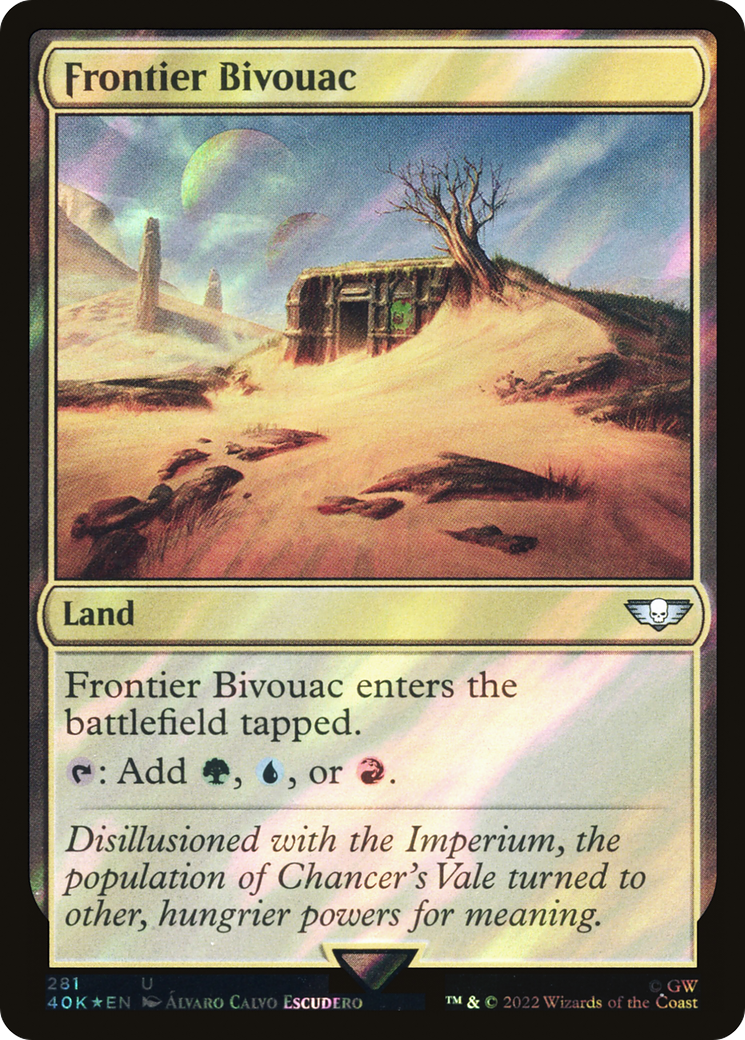 Frontier Bivouac (40K-281) - Warhammer 40,000 Commander Foil