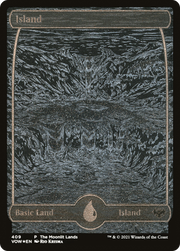 Island (VOW-409) - Innistrad: Crimson Vow Etched Foil