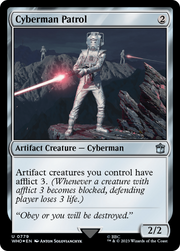 Cyberman Patrol (WHO-779) - Doctor Who Foil