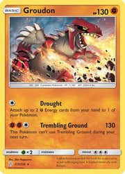 Groudon 113/236  SM  Cosmic Eclipse - Rare