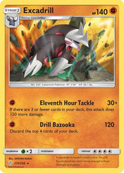 Excadrill 115/236  - Reverse Holofoil SM  Cosmic Eclipse - Holo Rare