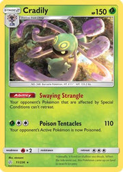 Cradily 011/236  - Reverse Holofoil SM  Cosmic Eclipse - Rare