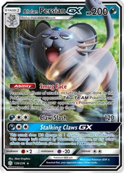 Alolan Persian GX 129/236  - Holofoil SM  Cosmic Eclipse - Ultra Rare