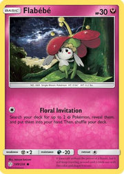 Flabebe 149/236  - Reverse Holofoil SM  Cosmic Eclipse - Common