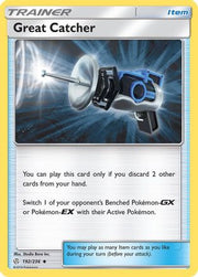 Great Catcher 192/236  SM  Cosmic Eclipse - Uncommon