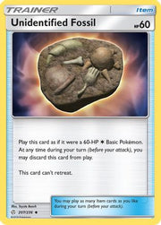Unidentified Fossil 207/236  SM  Cosmic Eclipse - Uncommon