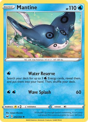 Mantine 052/202  SWSH01 Sword & Shield Base Set - Uncommon