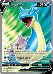 Lapras V (Full Art) 189/202  - Holofoil SWSH01 Sword & Shield Base Set - Ultra Rare