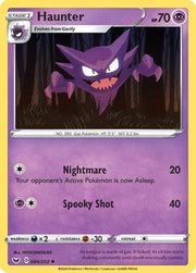 Haunter 084/202  SWSH01 Sword & Shield Base Set - Uncommon