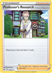 Professor's Research 178/202  - Holofoil SWSH01 Sword & Shield Base Set - Holo Rare
