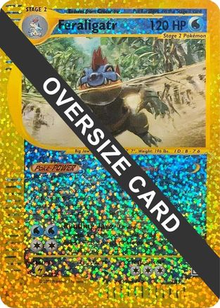 Feraligatr 002/12  - Reverse Holofoil Jumbo Cards - Promo