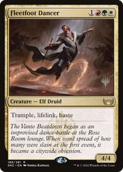 Fleetfoot Dancer (PPSNC-188P) - Streets of New Capenna Promos Foil