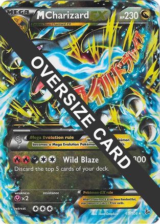 M Charizard EX 069/106  - Holofoil Jumbo Cards - Promo
