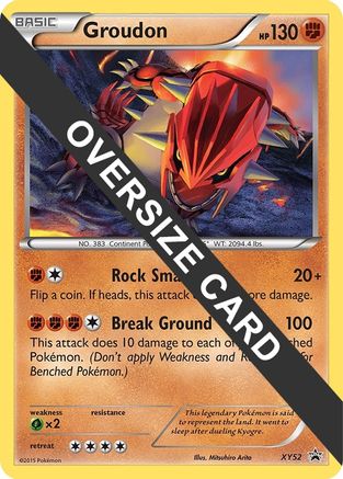 Groudon XY52  - Holofoil Jumbo Cards - Promo