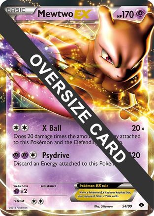 Mewtwo EX 054/99  - Holofoil Jumbo Cards - Promo