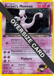 Rocket's Mewtwo 014/132  - Holofoil Jumbo Cards - Promo