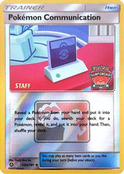 Pokemon Communication 152a/152  - Reverse Holofoil League & Championship Cards - Promo