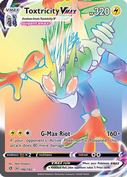 Toxtricity VMAX (Secret) 196/192  - Holofoil SWSH02 Rebel Clash - Secret Rare