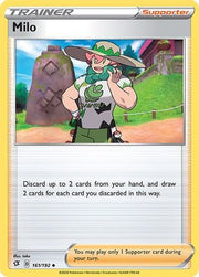 Milo 161/192  SWSH02 Rebel Clash - Uncommon