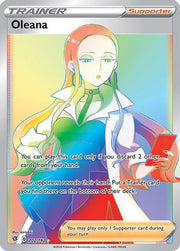 Oleana (Secret) 202/192  - Holofoil SWSH02 Rebel Clash - Secret Rare