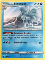 Alolan Ninetales 028/147  - Holofoil Miscellaneous Cards & Products - Holo Rare