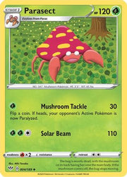 Parasect 004/189  - Reverse Holofoil SWSH03 Darkness Ablaze - Uncommon