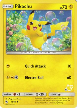 Pikachu 019/068  Battle Academy - Promo