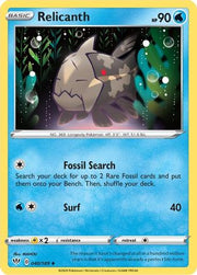 Relicanth 040/189  SWSH03 Darkness Ablaze - Uncommon