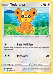 Teddiursa 138/189  SWSH03 Darkness Ablaze - Common
