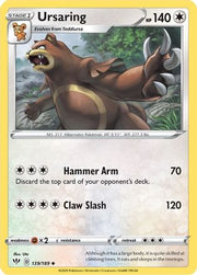 Ursaring 139/189  - Reverse Holofoil SWSH03 Darkness Ablaze - Uncommon
