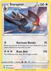 Staraptor 147/189  SWSH03 Darkness Ablaze - Rare