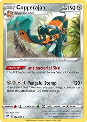 Copperajah 132/189  - Reverse Holofoil SWSH03 Darkness Ablaze - Holo Rare