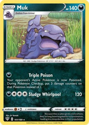 Muk 101/189  SWSH03 Darkness Ablaze - Rare
