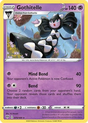 Gothitelle 075/189  - Reverse Holofoil SWSH03 Darkness Ablaze - Rare