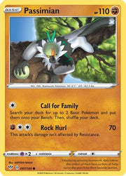 Passimian 097/189  - Reverse Holofoil SWSH03 Darkness Ablaze - Common