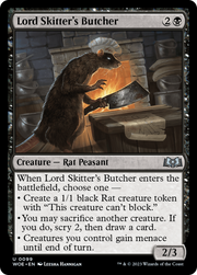 Lord Skitter's Butcher (WOE-099) - Wilds of Eldraine Foil