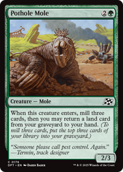 Pothole Mole (DFT-176) - Aetherdrift Foil