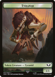 Tyranid (T40K-017) - Warhammer 40,000 Tokens