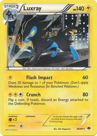 Luxray 046/99  - Holofoil Blister Exclusives - Promo