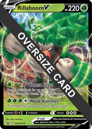 Rillaboom V SWSH014  - Holofoil Jumbo Cards - Promo