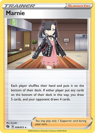 Marnie 056/73  - Reverse Holofoil Champions Path - Holo Rare