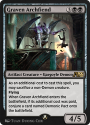 Graven Archfiend (YSNC-007) - Alchemy: New Capenna