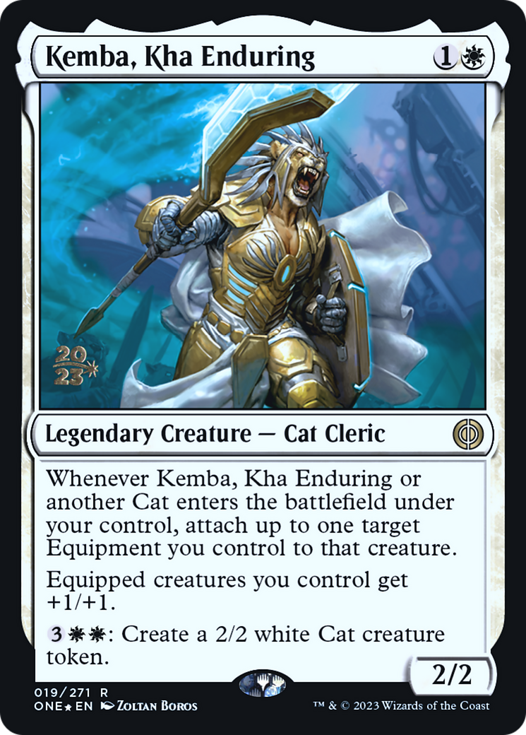 Kemba, Kha Enduring (PRE-19S) - Phyrexia: All Will Be One Promos Foil