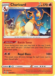 Charizard 025/185  - Reverse Holofoil SWSH04 Vivid Voltage - Rare