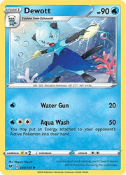 Dewott 034/185  SWSH04 Vivid Voltage - Uncommon